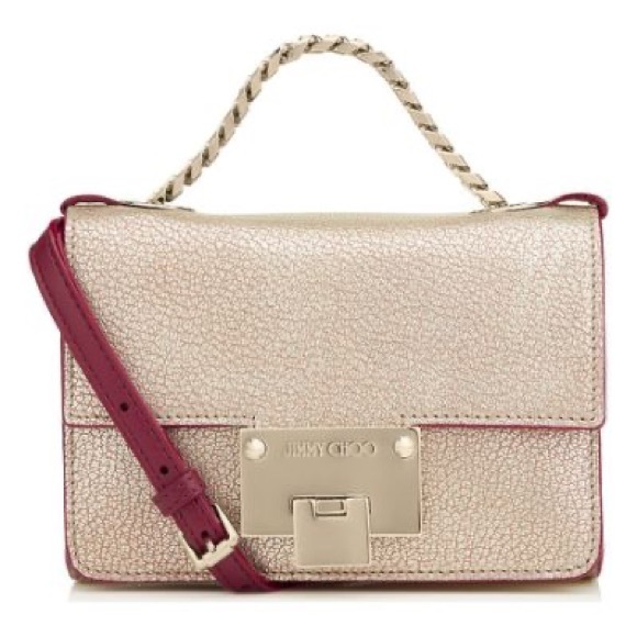 champagne cross body bag